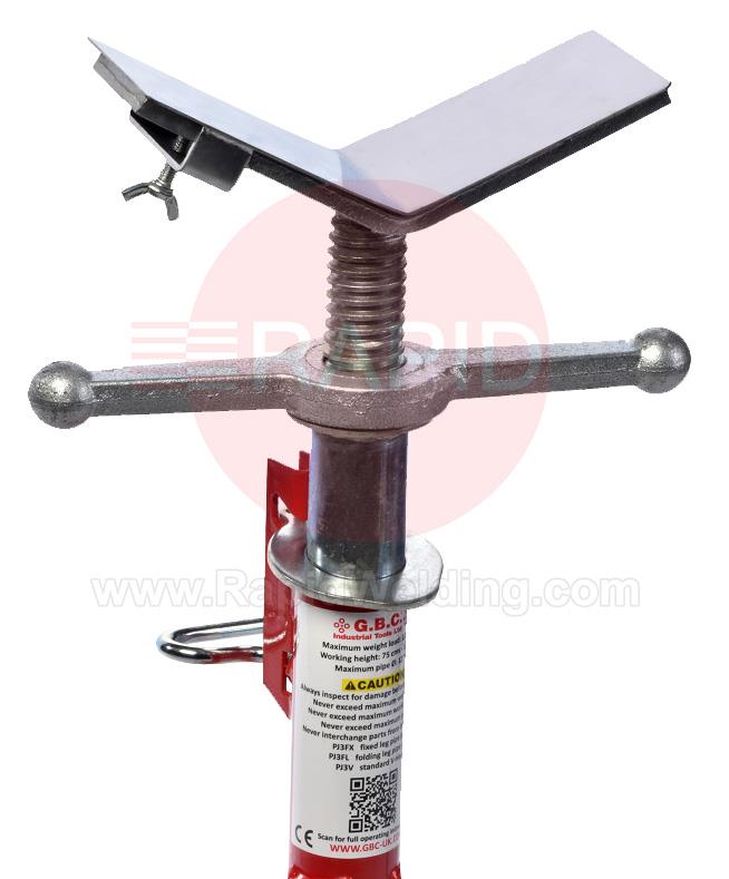 TFS301  Pipe Jack 3 Tri Folding Leg Height Adjustable Stand (Base Only)
